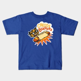 Cheesy Blasterz - 30 Rock Fake Product Kids T-Shirt